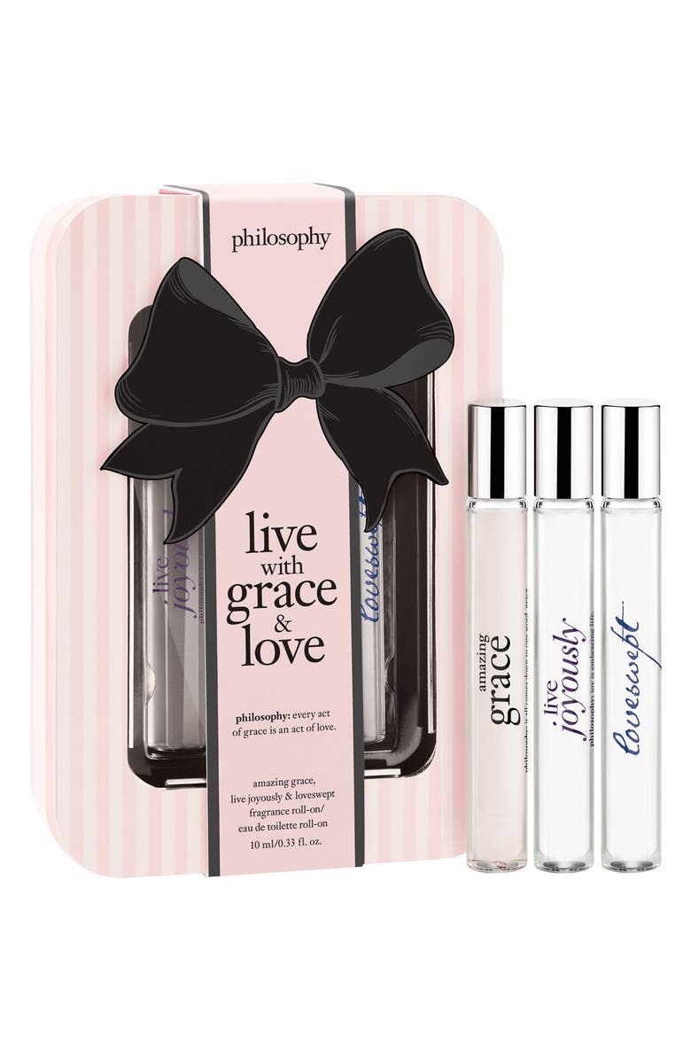 philosophy 'live with grace & love' rollerball trio, Alternate, color, 