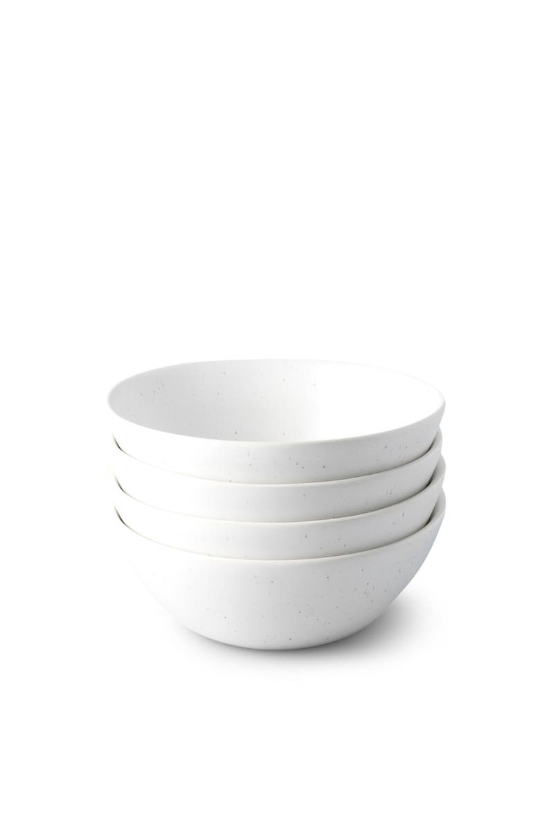 Fable Home Breakfast Bowls, Main, color, Speckled White