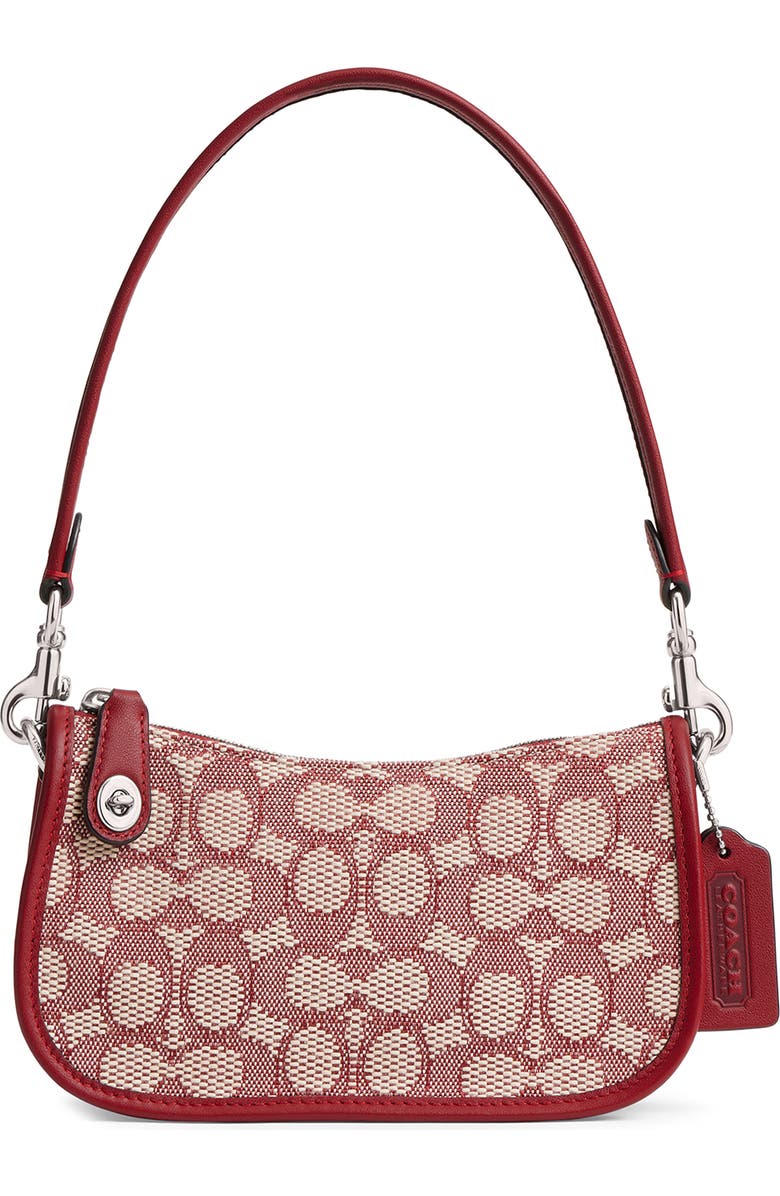 COACH Originals Monogram Canvas Jacquard Shoulder Bag, Main, color,