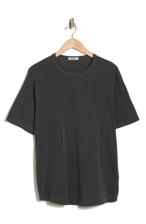 Pima Cotton Curved Hem T-Shirt