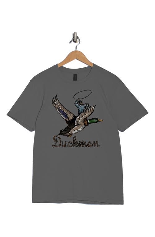 Monster Digital Riley Green Duckman Graphic T-shirt In Gray
