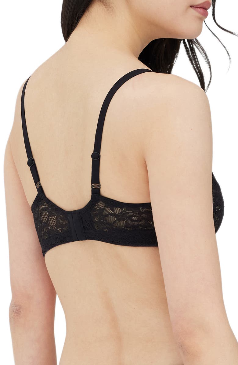 Skarlett Blue Paradise Full Figure Lace Bralette, Alternate, color, 