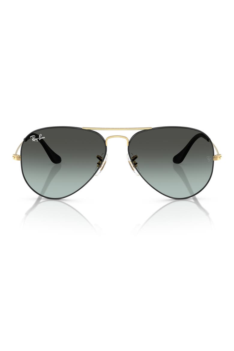 Original 62mm Aviator Sunglasses, Main, color, BLK GRAD