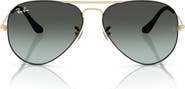 Ray-Ban 58mm Gradient Aviator Sunglasses
