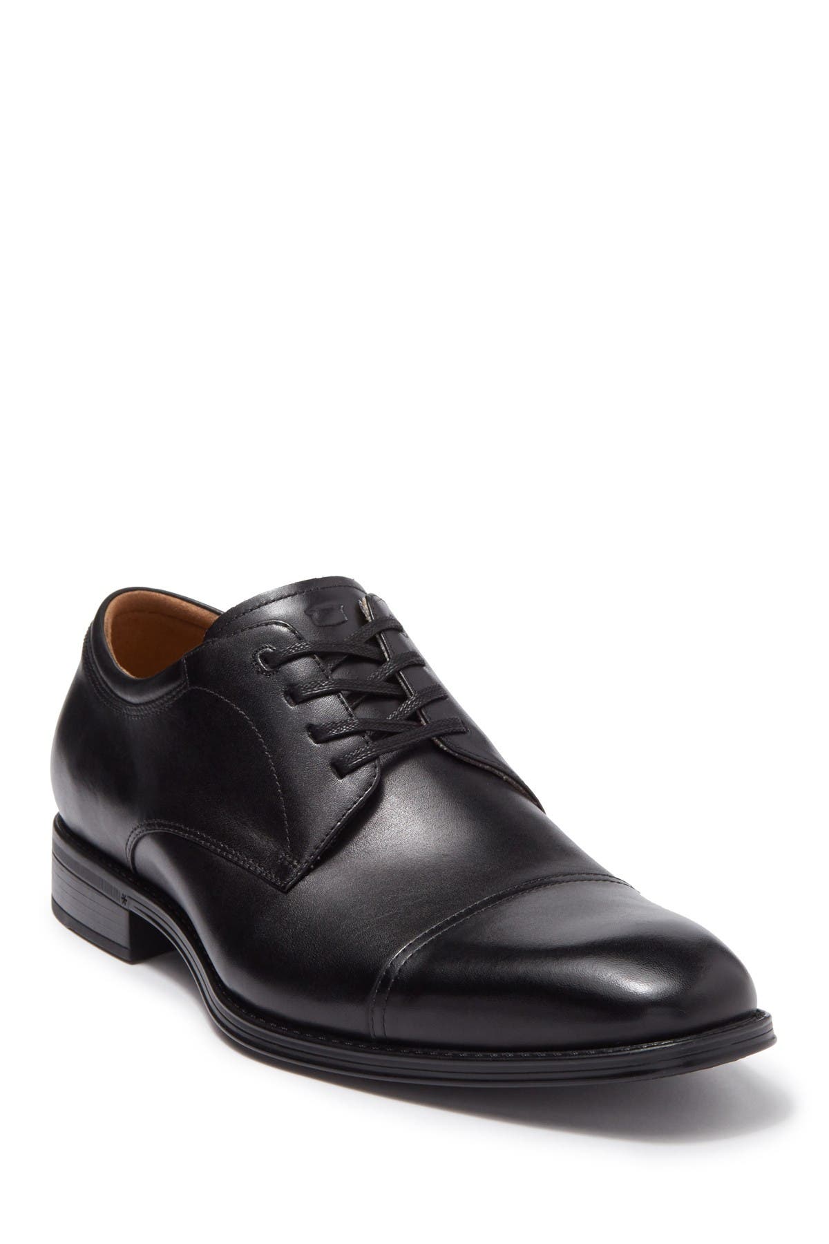 Florsheim Alanzo Leather Cap Toe Derby, Main, color, 