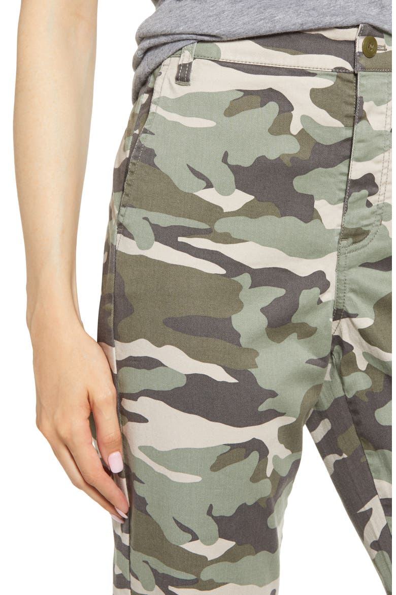 Slouchy Boyfriend Chino Pants, Alternate, color, FADED VINE