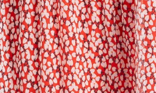 Shop Max Studio Twist Front Sleeveless Maxi Dress In Red/black Small Buds