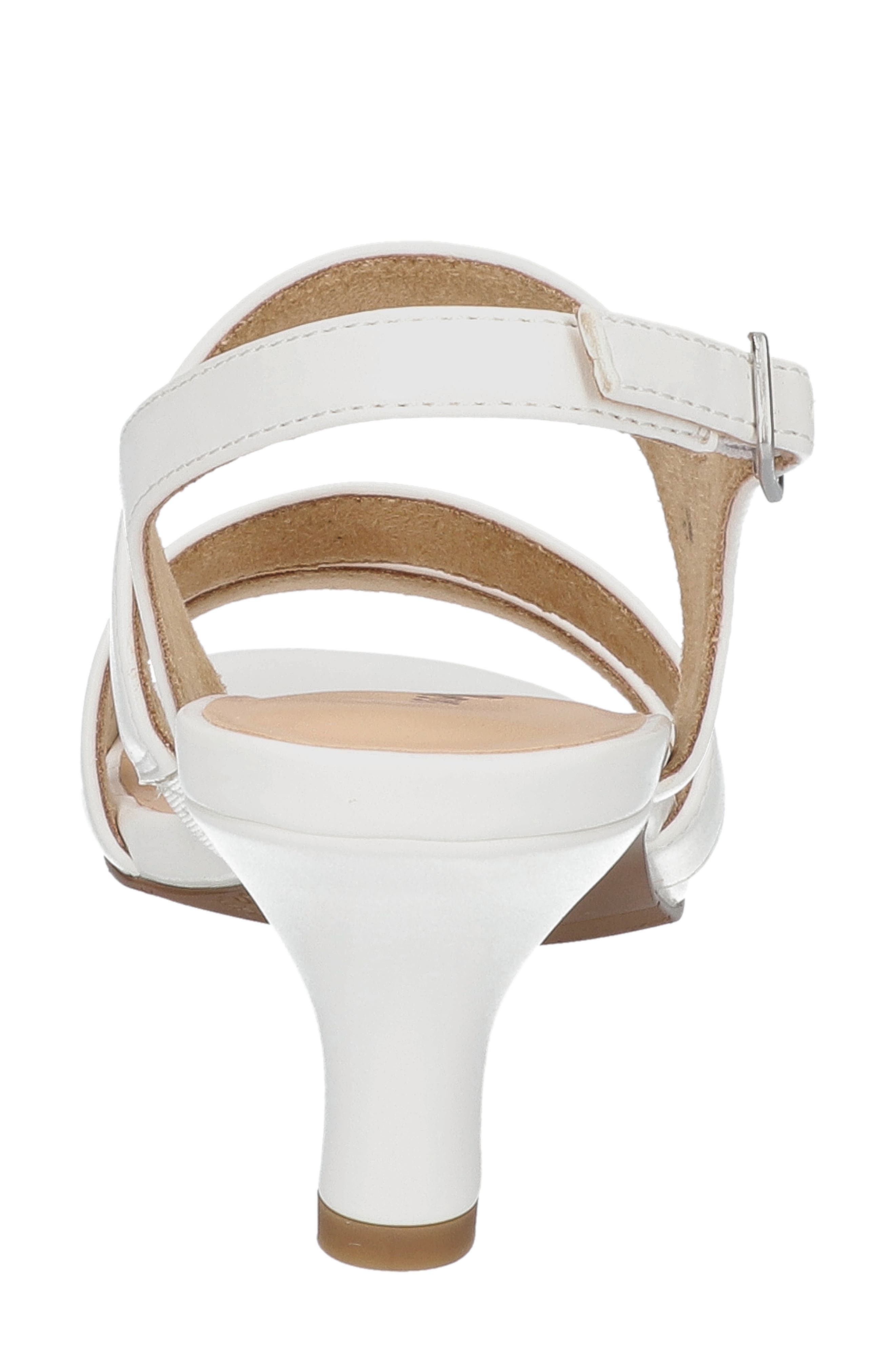 Como Strappy Sandal, Alternate, color, WHITE