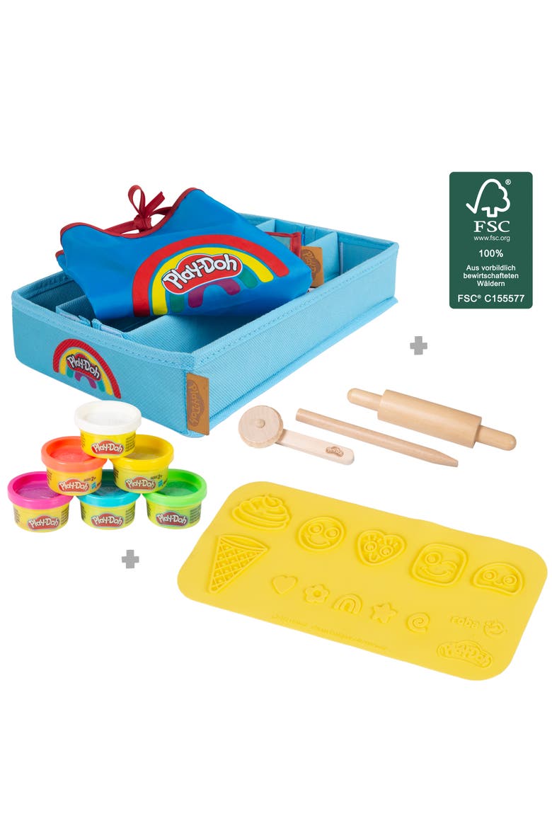 Creative Set 6 Colors, Storage Box, Apron, Tools, 3D Mat, Alternate, color, Multicolored