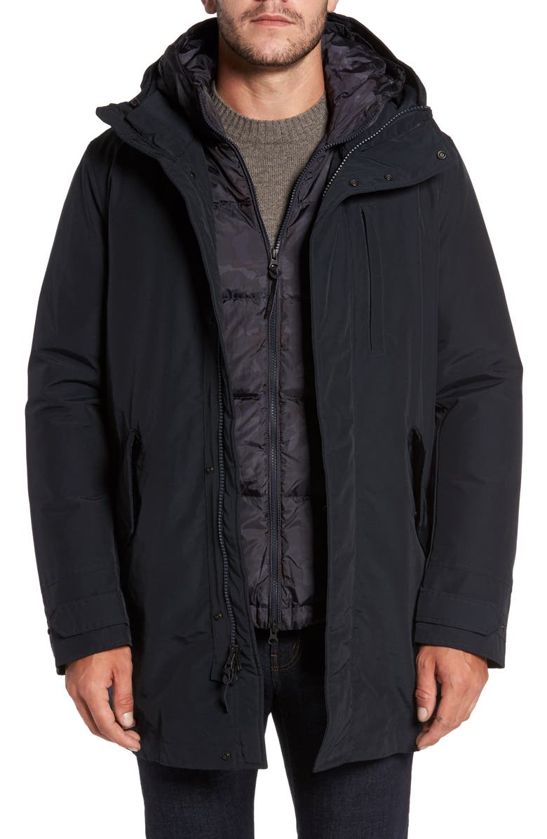 Woolrich John Rich & Bros. Mountain Water-Repellent 2-in-1 Jacket, Main, color, 