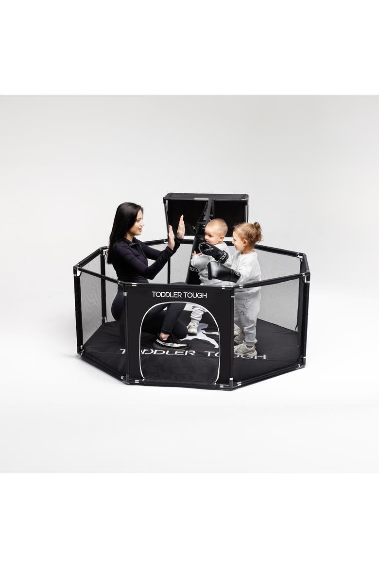 MMA Arena Playpen, Alternate, color, Black