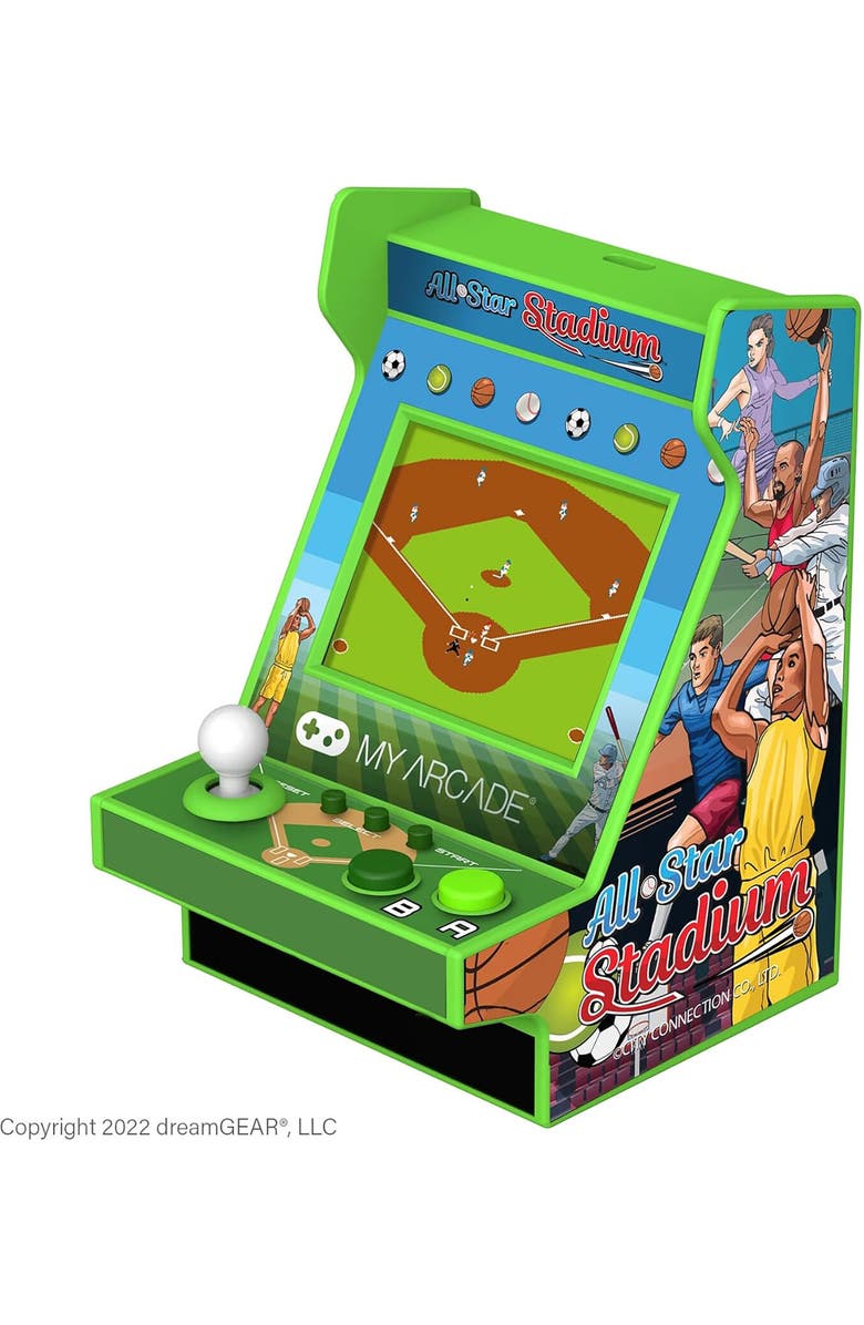 My Arcade Dgunl-4123 All-Star Stadium Nano Player, Main, color, Multicolor