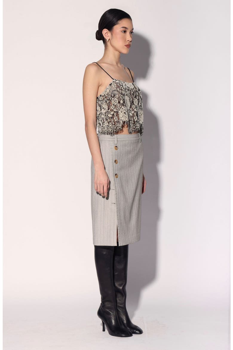 Danika Lace Top, Alternate, color, Ivory / Black