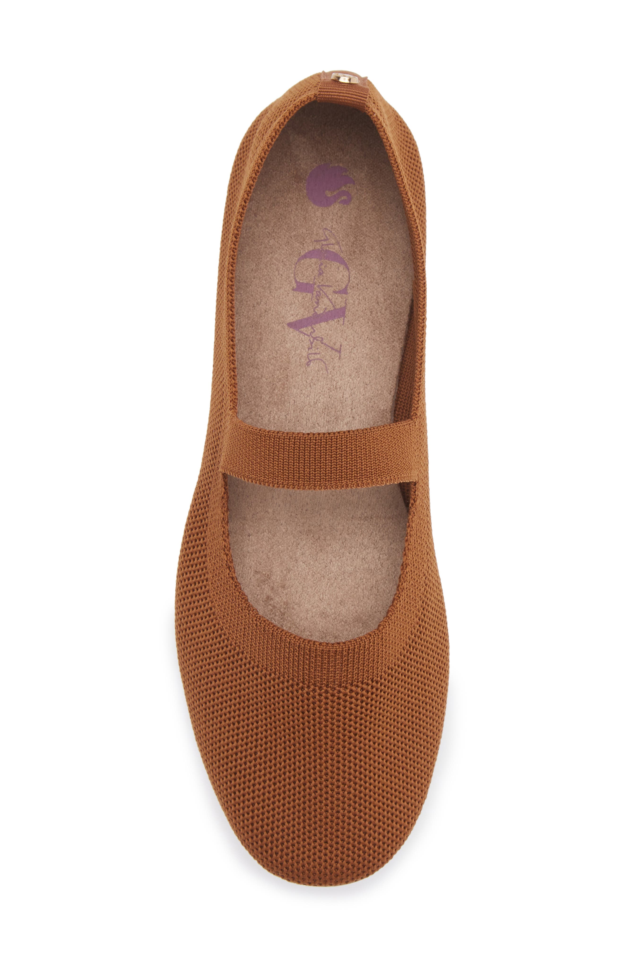 GLORIA VANDERBILT Solana Knit Mary Jane Flat, Alternate, color, Whiskey