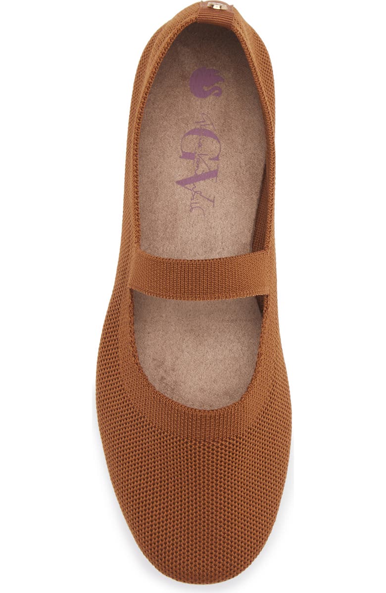 GLORIA VANDERBILT Solana Knit Mary Jane Flat, Alternate, color, Whiskey