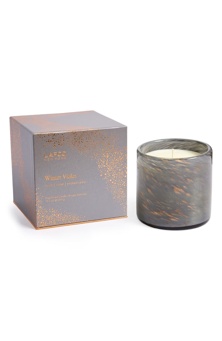 Lafco Winter Violet Signature Candle, Alternate, color, Grey