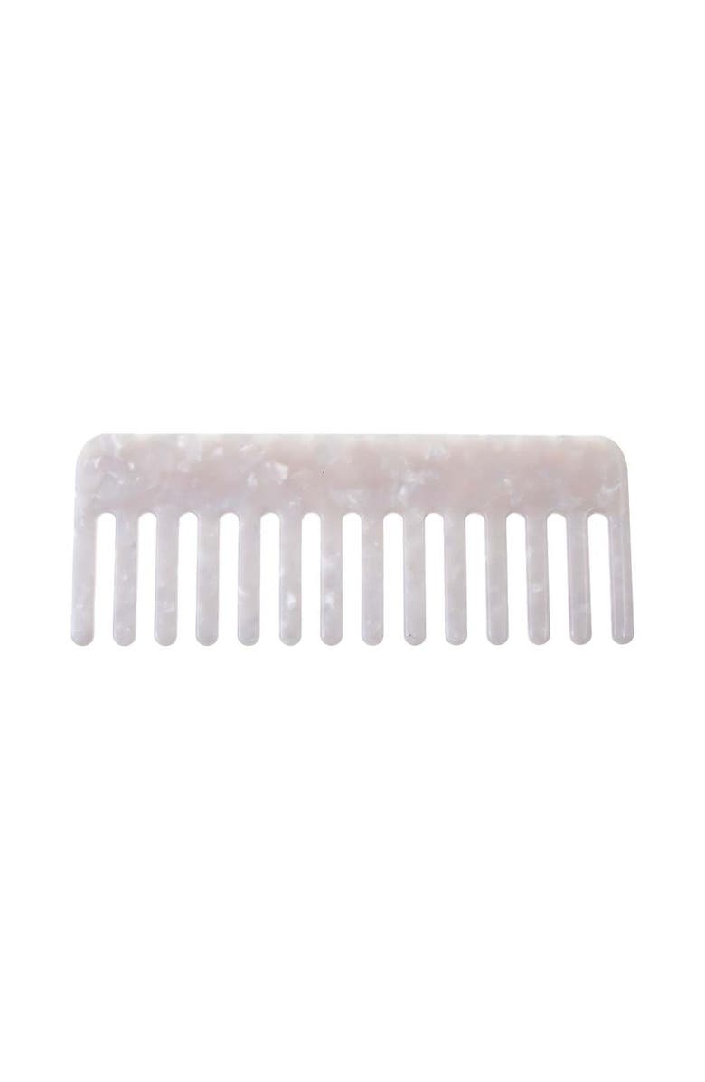 BY ADINA EDEN Colored Hair Comb, Main, color, White