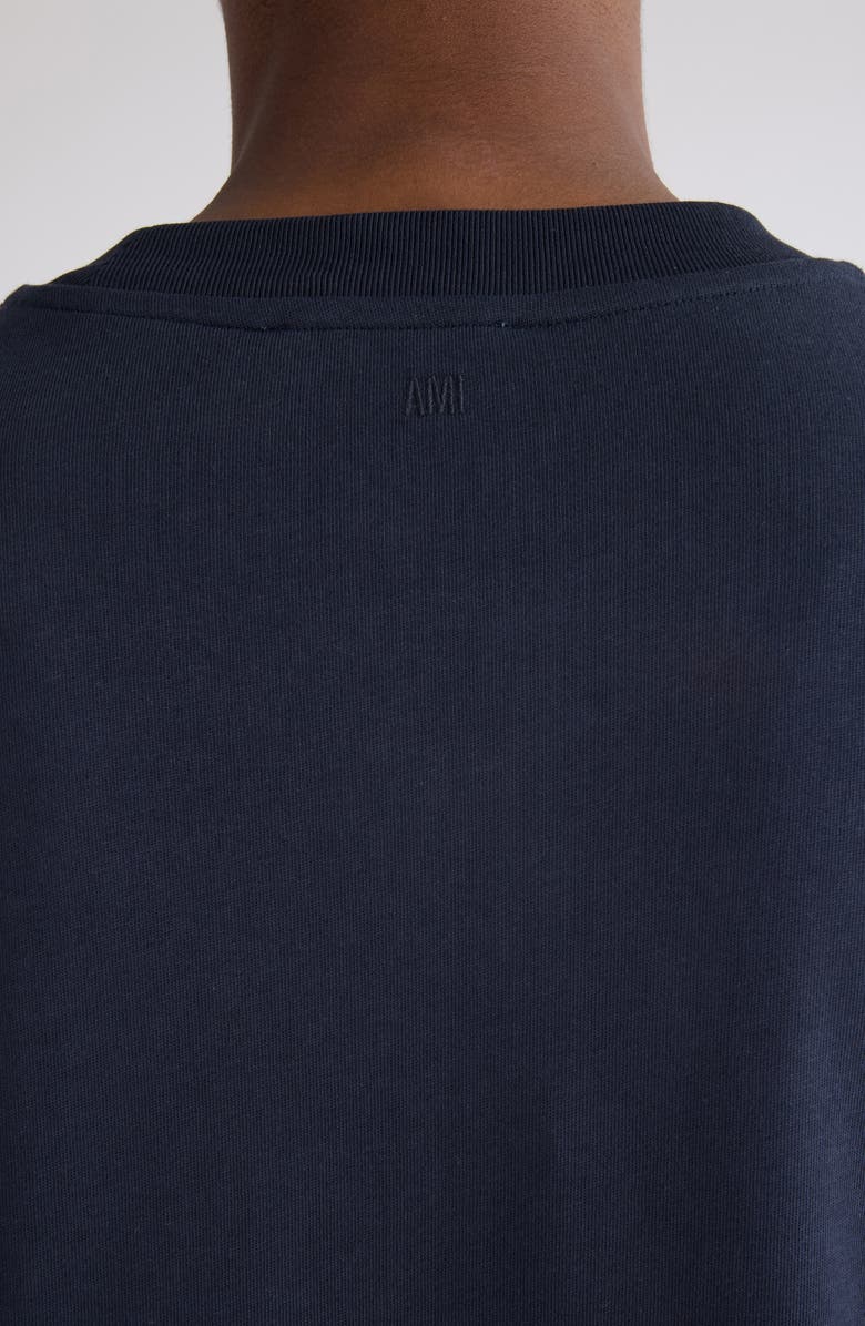 AMI PARIS Ami de Coeur Monogram Patch, Alternate, color, 4011 Navy Blue/4011