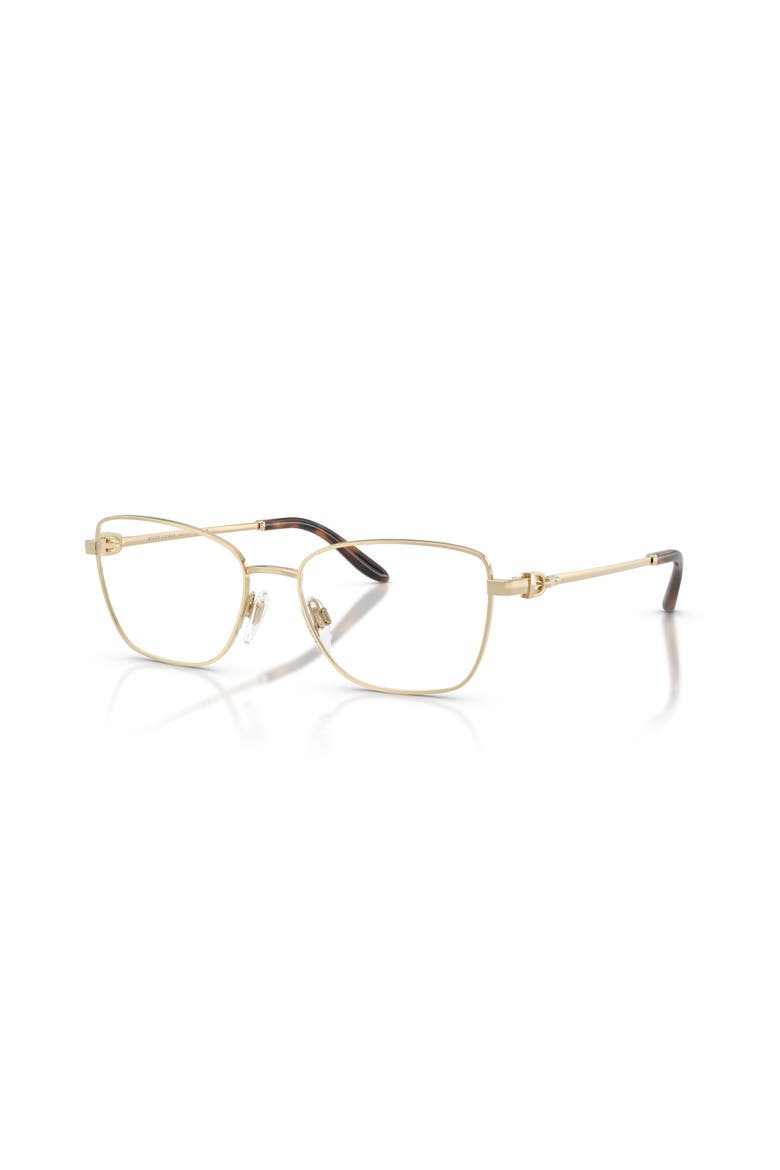 54mm Rectangle optical glasses, Main, color, Gold