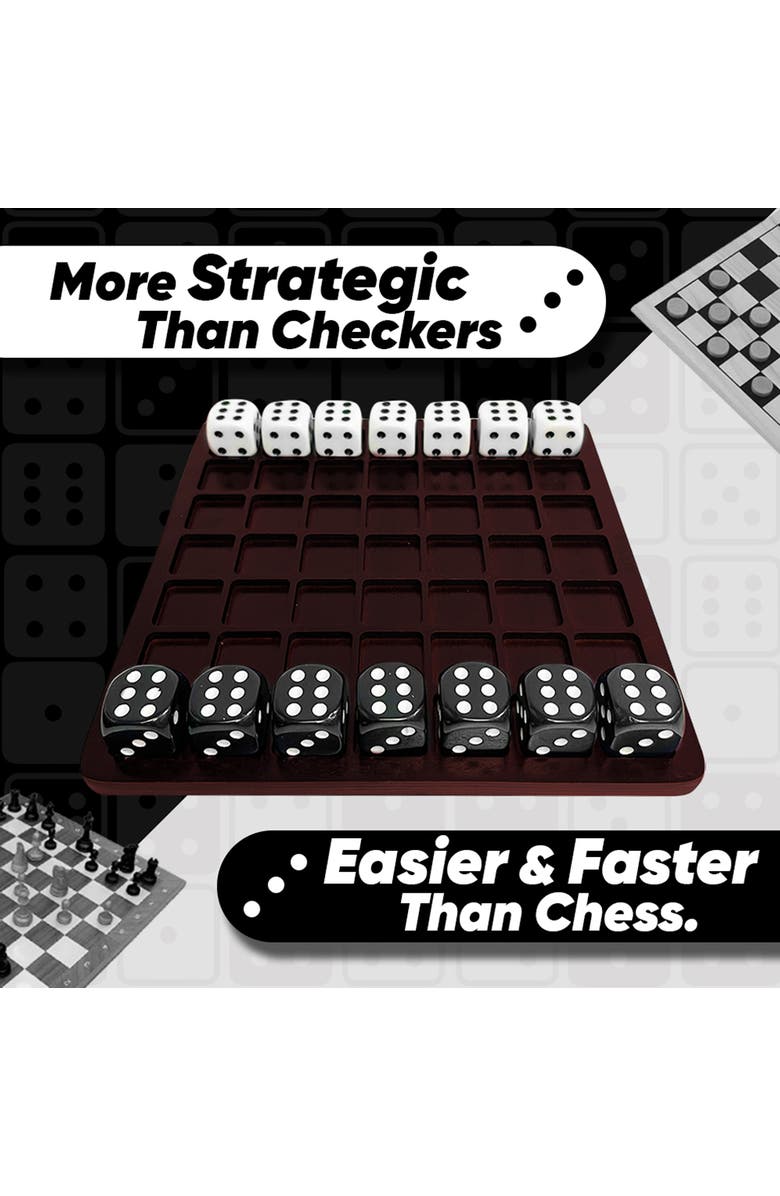 Swooc Games Dittle - Dice Battle | Coffee Table Game, Alternate, color, Brown