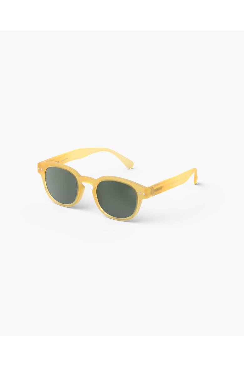 #C 41mm Square Child 7-11y Sunglasses, Alternate, color, Yellow Honey