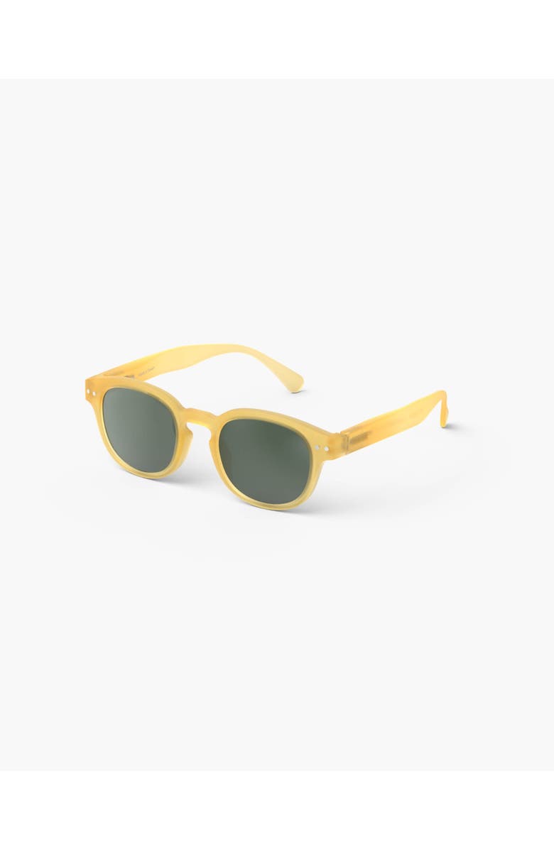 IZIPIZI #C 41mm Square Sunglasses, Alternate, color, Yellow Honey