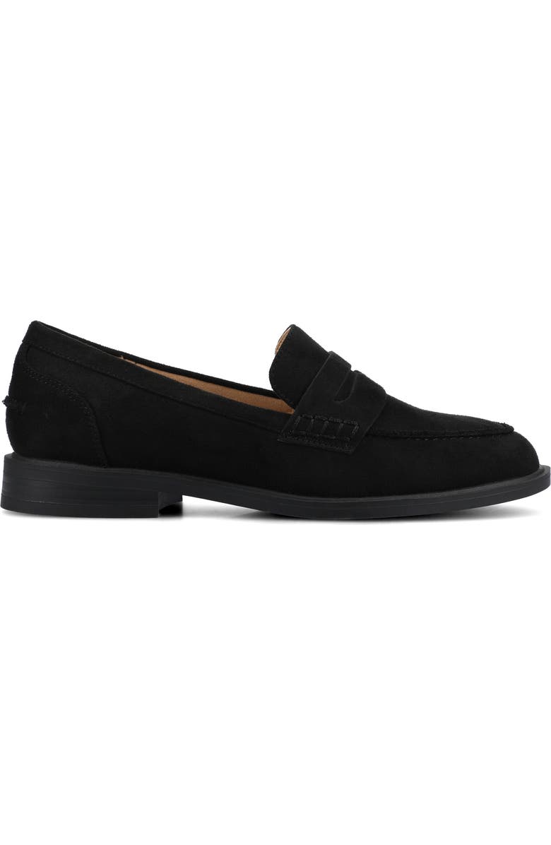 Journee Collection Brooks Penny Loafer, Alternate, color, Black