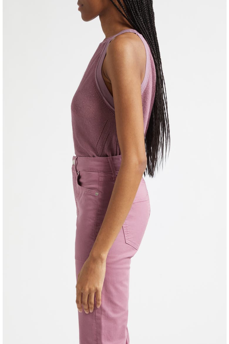 Solomon Knit Linen Blend Tank, Alternate, color, ORCHID HAZE