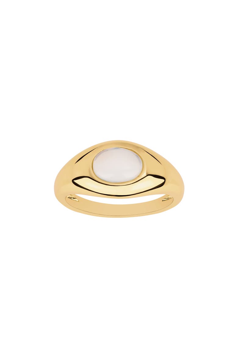 Oval Moonstone Dome Ring, Main, color, GOLD