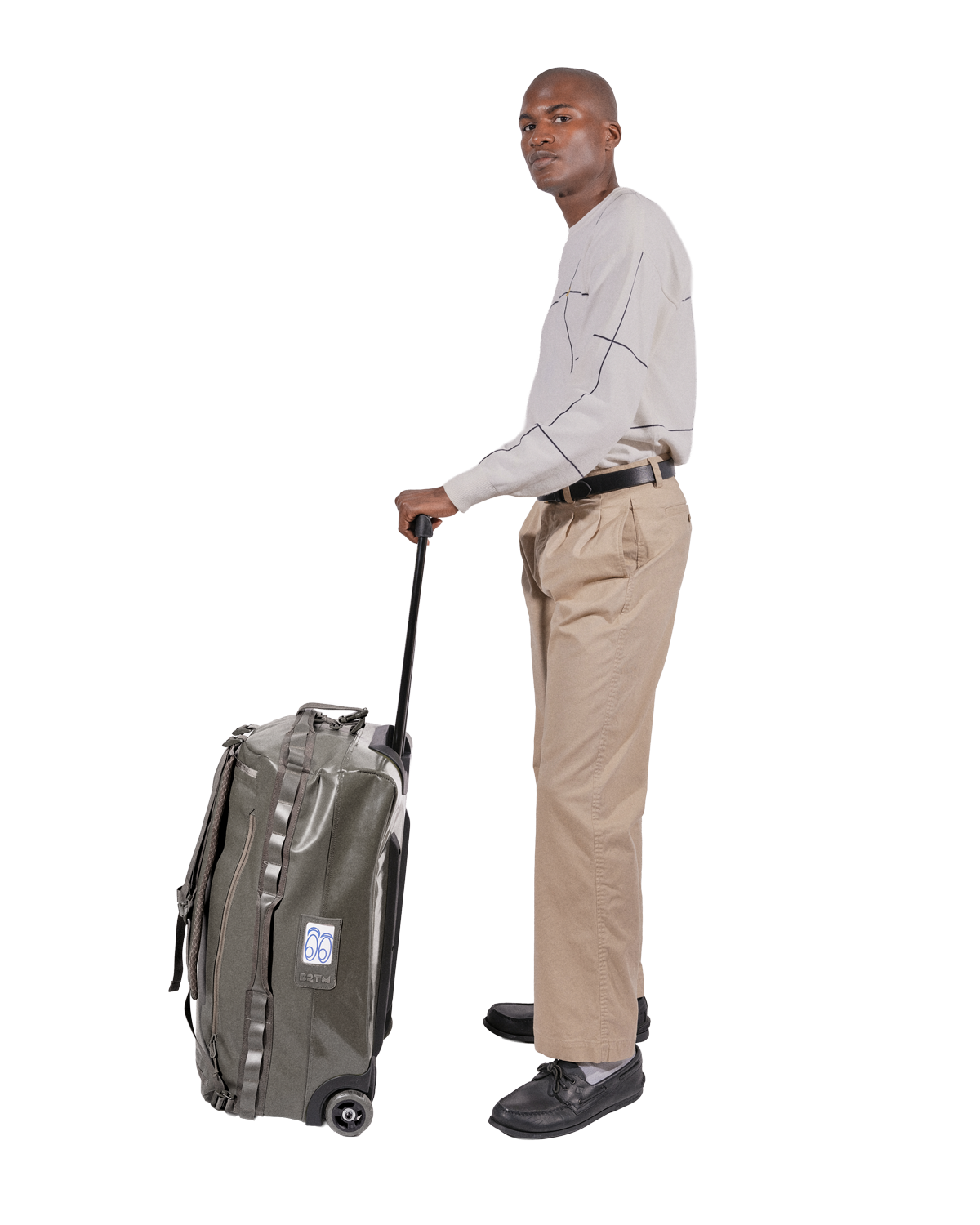 Baboon to the Moon NEW Go-Bag Roller - Big, Alternate, color, Charcoal
