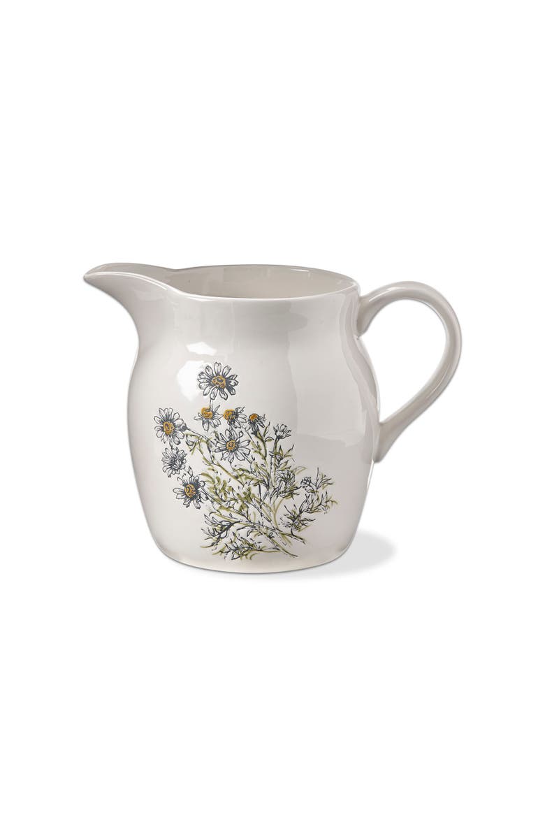 tag Chamomile Ceramic Beverage Pitcher Multicolor Hand Wash Only, Main, color, Multicolored
