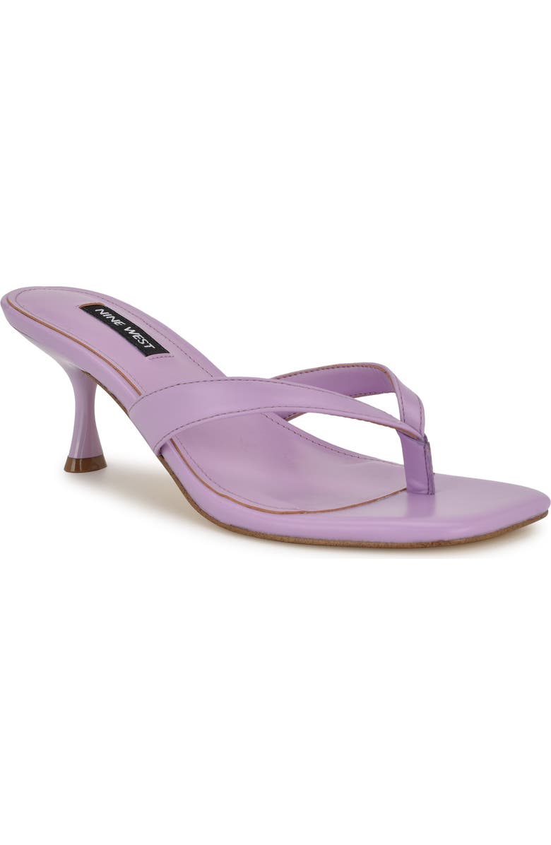 Nine West Andela Flip Flop, Main, color, Dark Purple