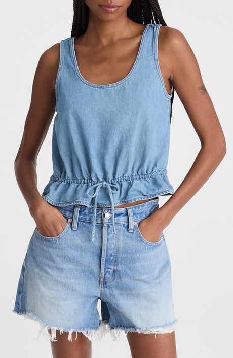 Sylvie Denim Tank