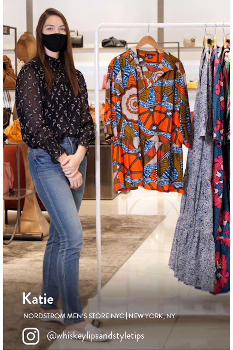 Curator Wave Print Drop Waist Tunic video