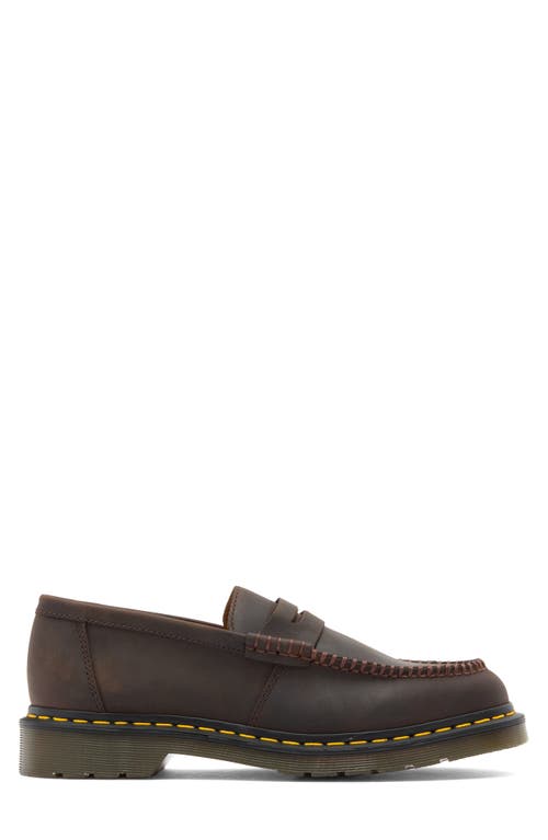 Dr. Martens' Dr. Martens Penton Penny Loafer In Dark Brown