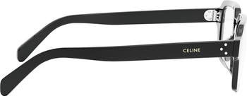 Bold 3 Dots 49mm Small Rectangular Optical Sunglasses