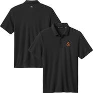 TravisMathew Men's TravisMathew Black Baltimore Orioles Playoff Pitch Tri-Blend Polo
