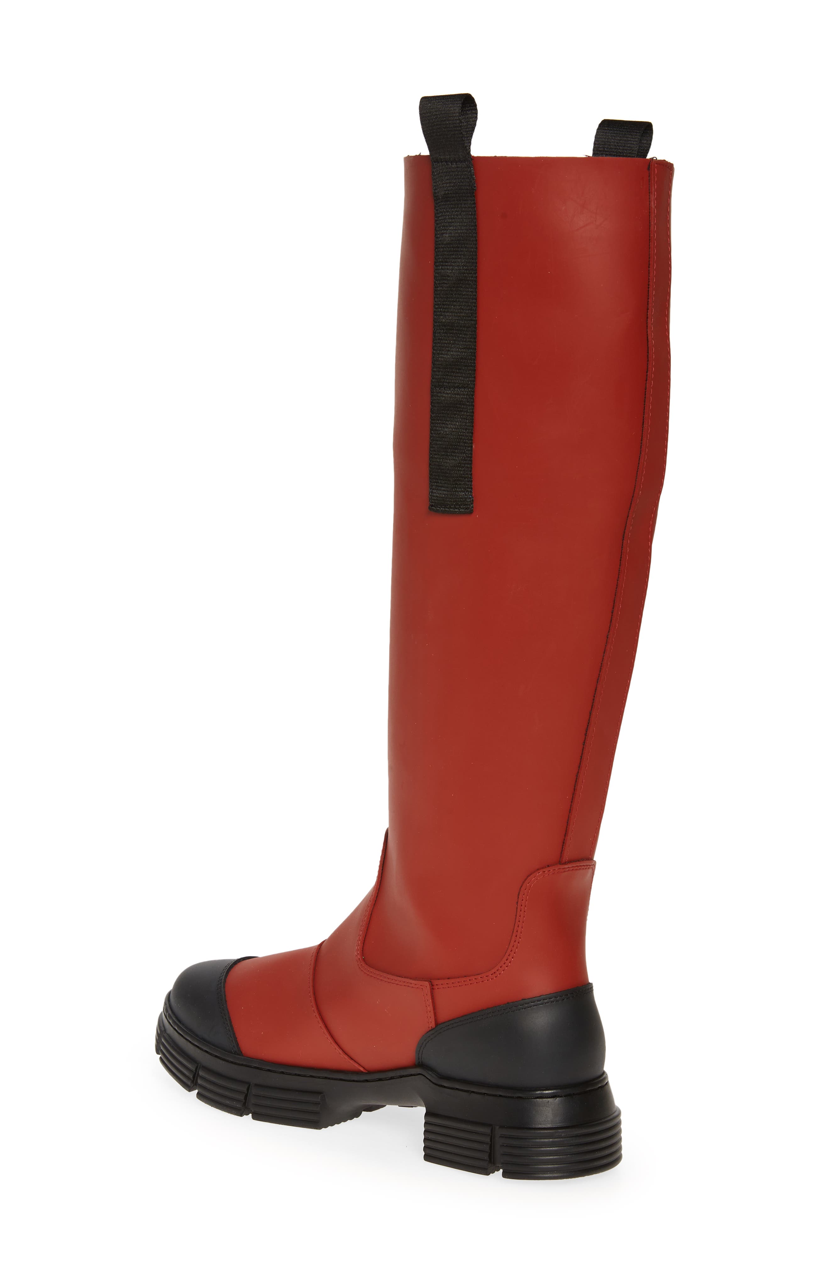 Ganni Recycled Rubber Lug Sole Country Boot (Women) | Nordstrom