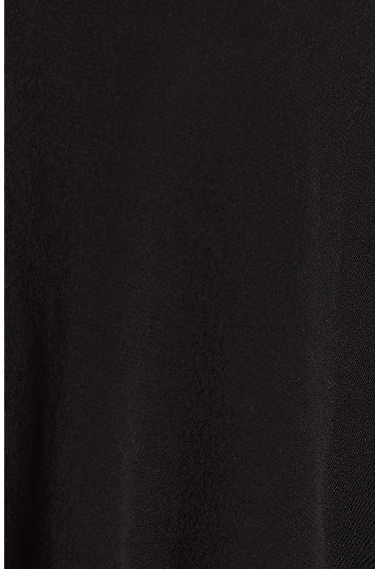 ASTR Crochet Trim Bell Sleeve Top, Alternate, color, BLACK