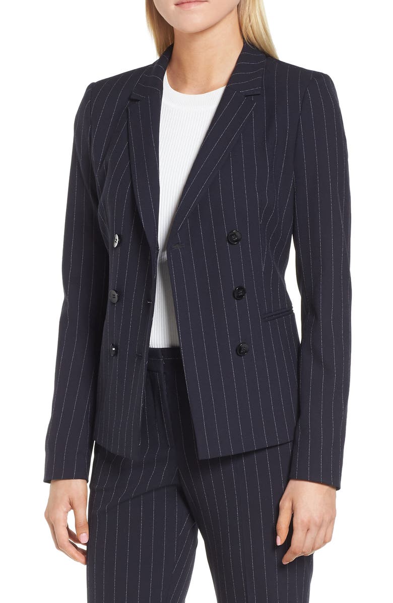 BOSS Jelaya Double Breasted Suit Jacket, Main, color, 