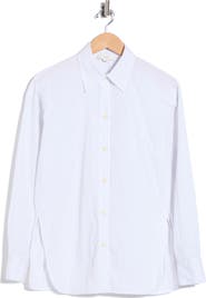 Vince Striped Cotton Button Down Shirt