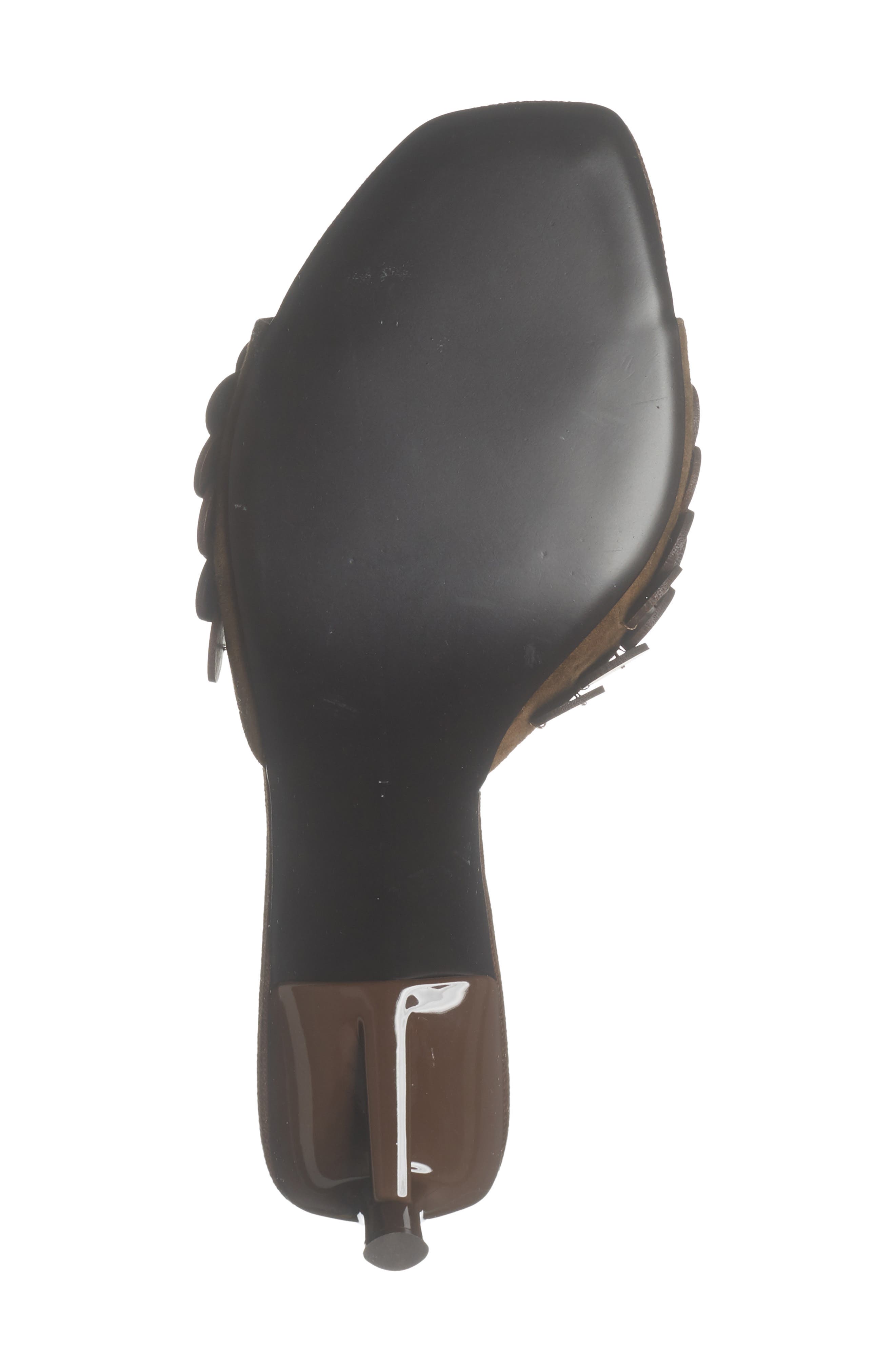 Jeffrey Campbell Islara Kitten Heel Slide Sandal, Alternate, color, Brown Combo