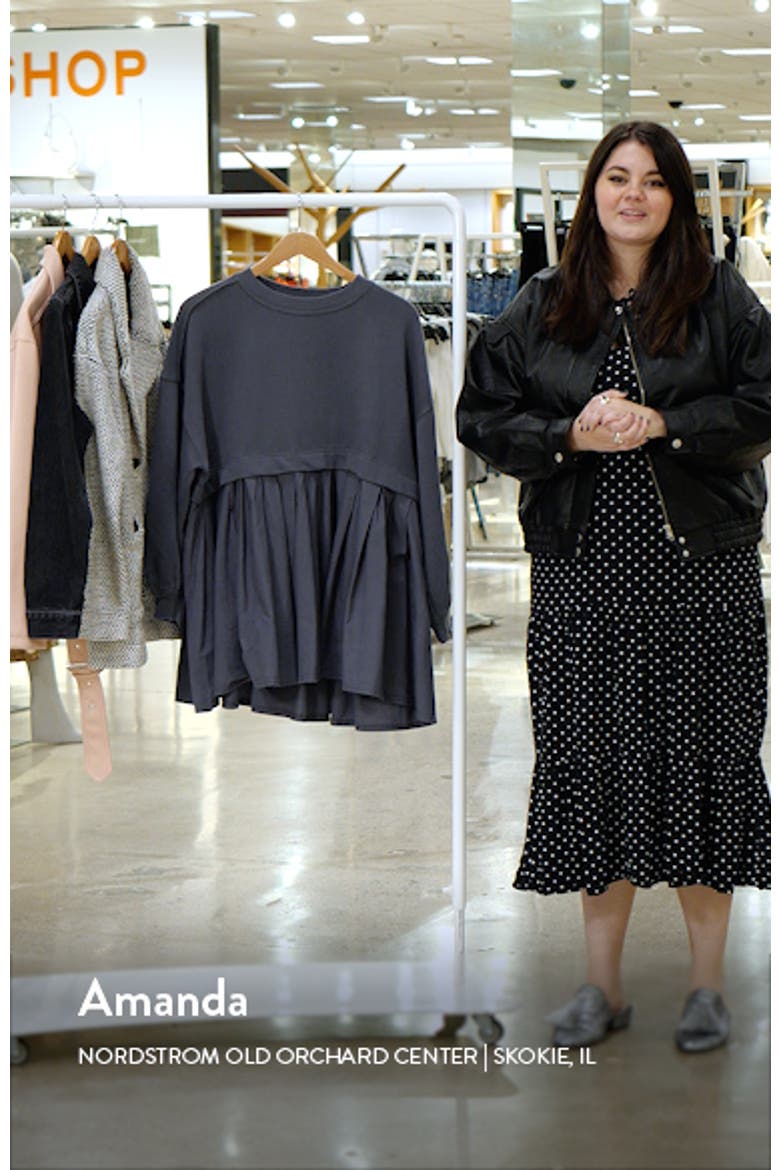 Eleanor Layered Sweatshirt Minidress video