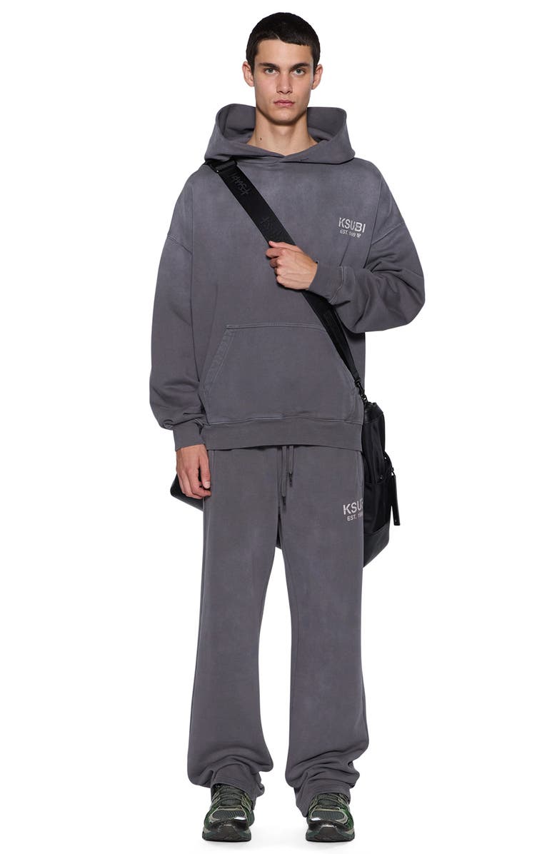 Ksubi State Ekcess Hoodie, Alternate, color, Charcoal