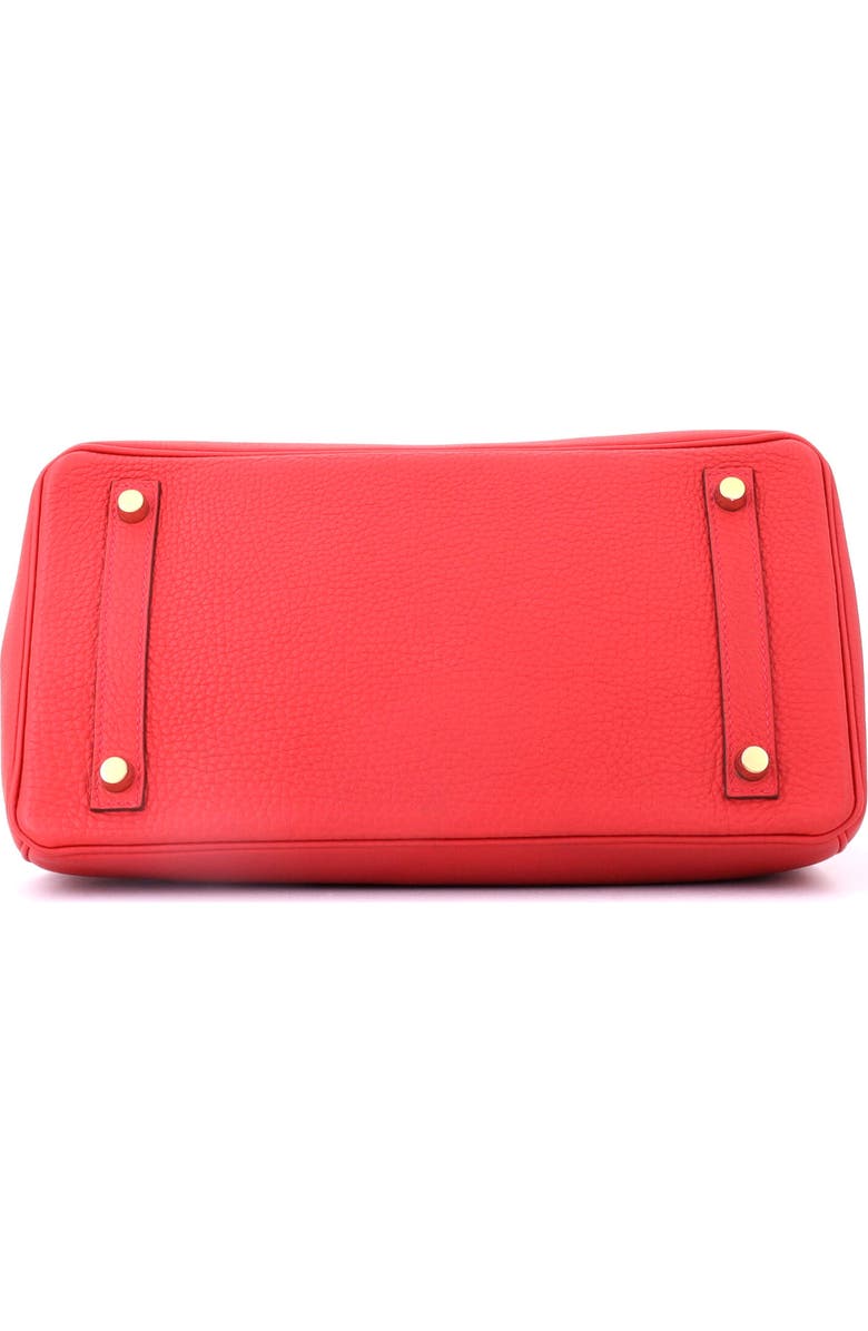 Pre-Owned Hermes Birkin Handbag Red Togo with Gold Hardware 30, Alternate, color, Geranium
