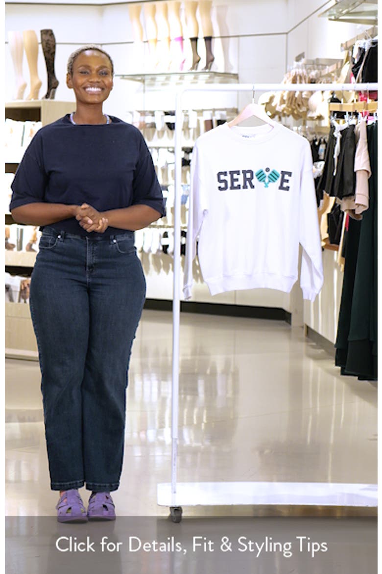 Devyn Oversize Cotton Sweatshirt video