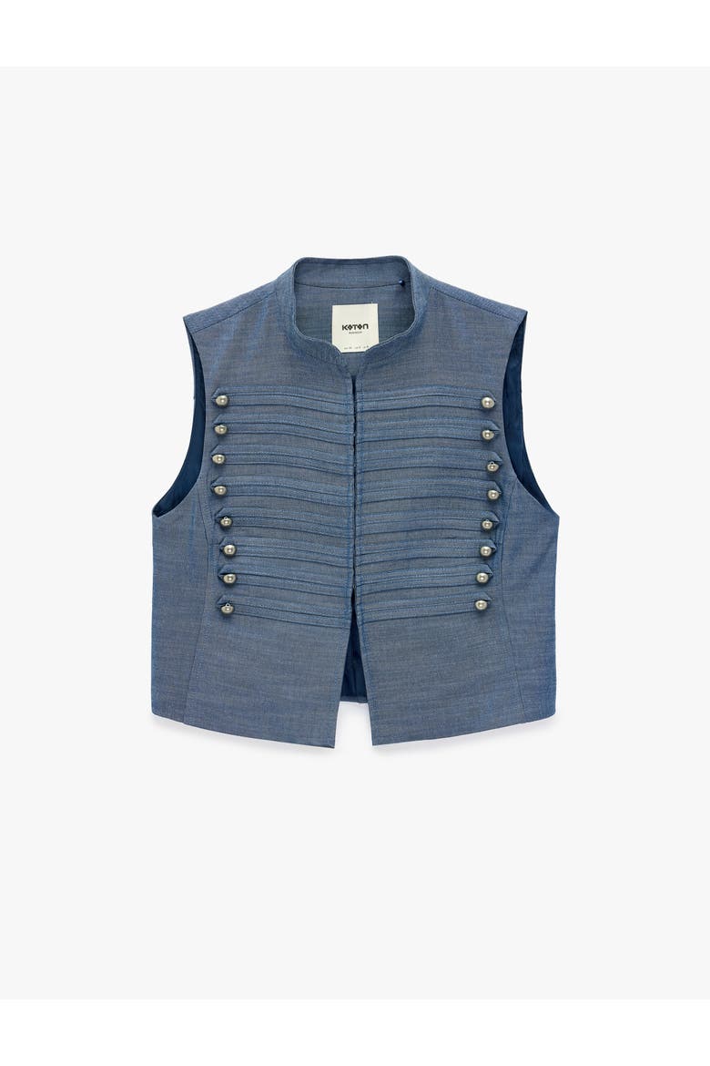 Sleeveless Vest, Alternate, color, BLUE