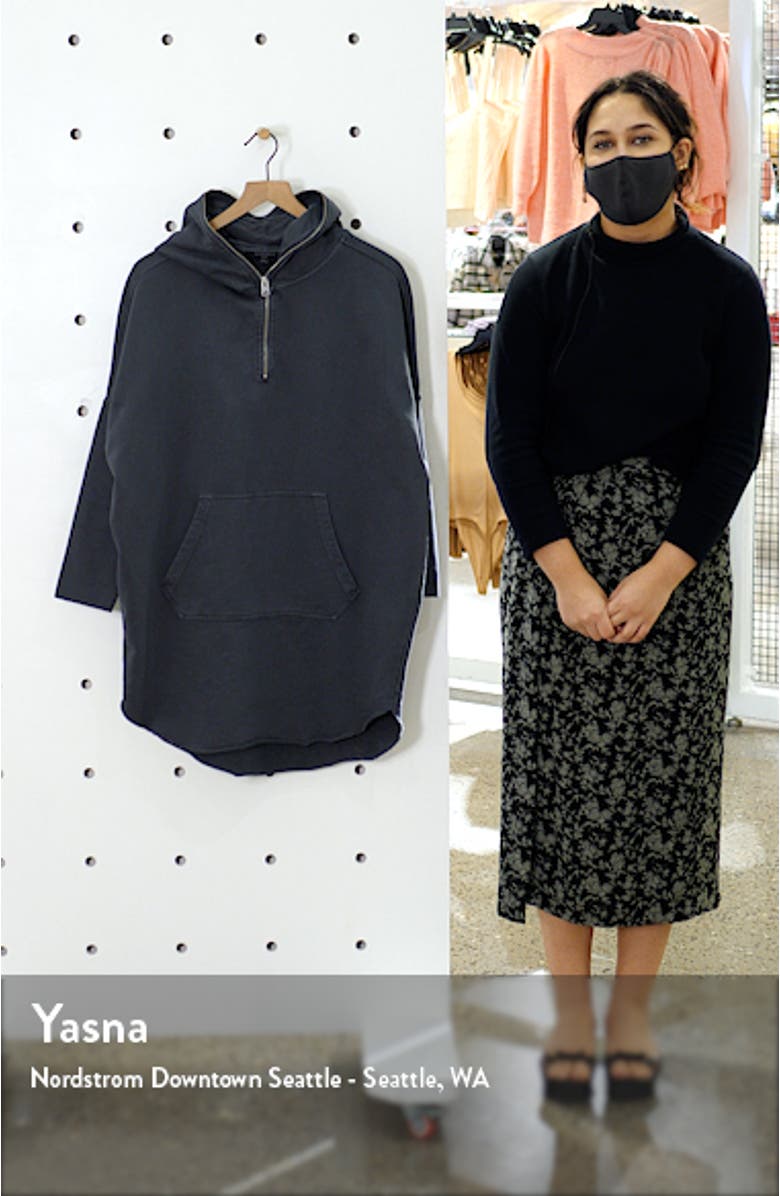 Xonda Long Sleeve Cotton Hoodie Dress, sales video thumbnail