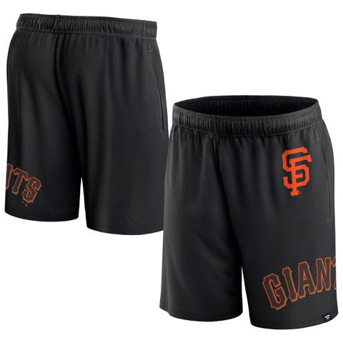 Men's Fanatics Branded  Black San Francisco Giants Clincher Mesh Shorts