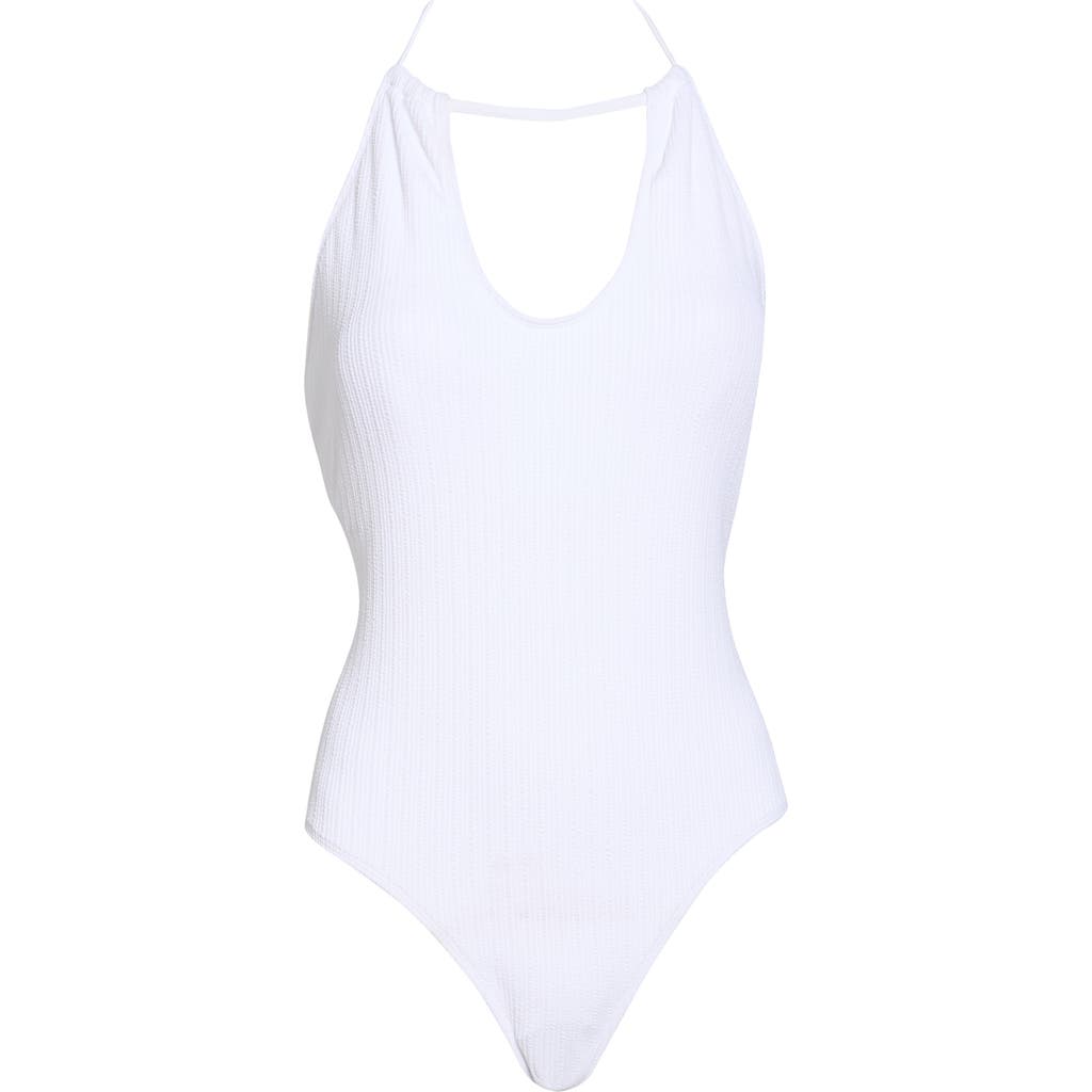 Roxy Aruba One-piece Swimsuit In Bright White